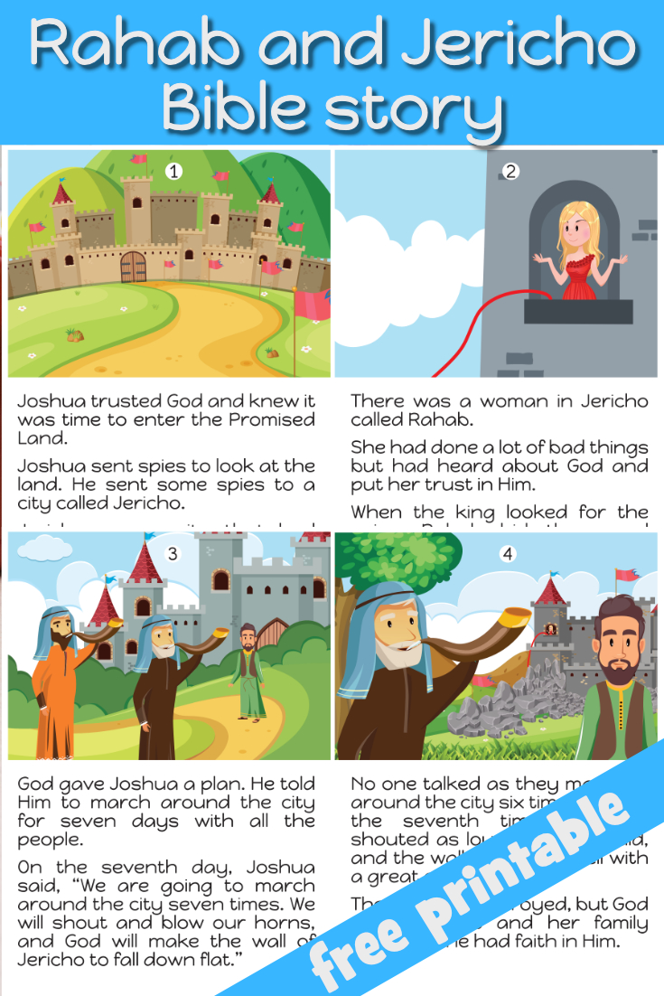 The Battle of Jericho Free Bible lesson for under 5s Trueway Kids